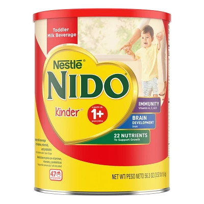 Nestle NIDO Kinder 1+ Toddler Powdered Milk Beverage - 56.3oz