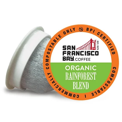 San Francisco Bay Coffee Rainforest Blend Medium Roast Coffee - 80ct