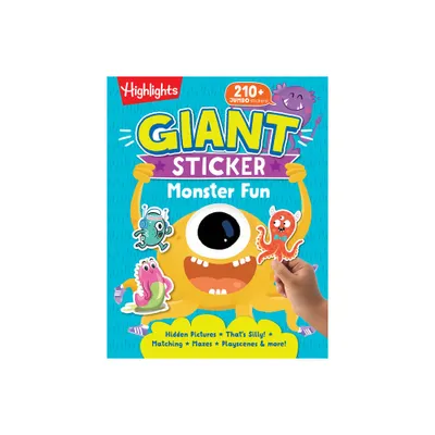 Giant Sticker Monster Fun - (Giant Sticker Fun) (Paperback)