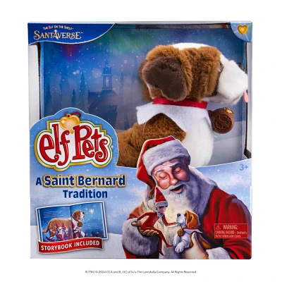 Elf Pets: A St. Bernard Tradition - by Chanda Bell (Hardcover)