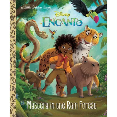 Mystery in the Rain Forest (Disney Encanto) - (Little Golden Book) by Susana Illera Martinez (Hardcover)