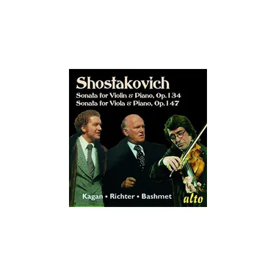 Richter & Kagan & Bashmet - Shostakovich: Vilolin Sonata Viola Sonata Opp. 134 (CD)