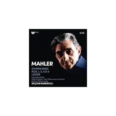 Sir John Barbiroli - Mahler: Symphonies Nos. 1, 5, 6, 9, Lieder (CD)