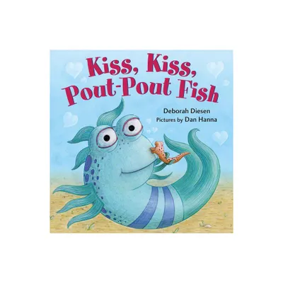 Kiss, Kiss, Pout-Pout Fish - (Pout-Pout Fish Mini Adventure) by Deborah Diesen (Board Book)