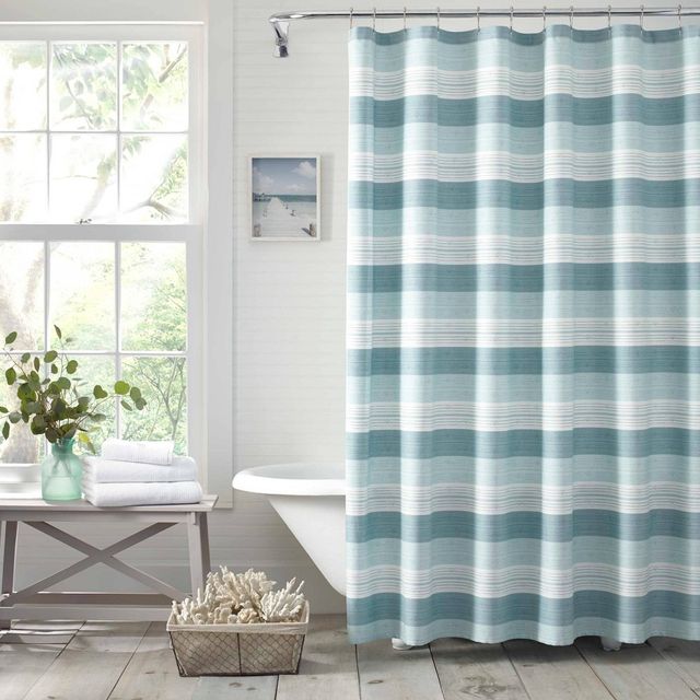 Hula Beach Shower Curtain Blue - Tommy Bahama