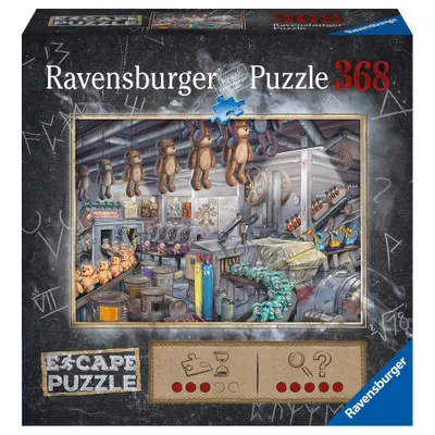 Ravensburger ESCAPE Puzzle: The Toy Factory Jigsaw Puzzle - 368 pc