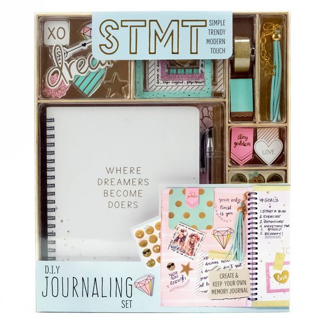 DIY Journaling Set - STMT: Craft Kit with Stickers for Girls, Art & Stationery, Ages 14+