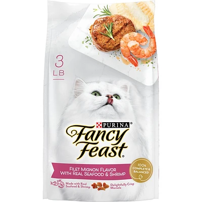 Purina Fancy Feast Filet Mignon with Real Seafood & Shrimp Flavor Dry Cat Food - 3lbs