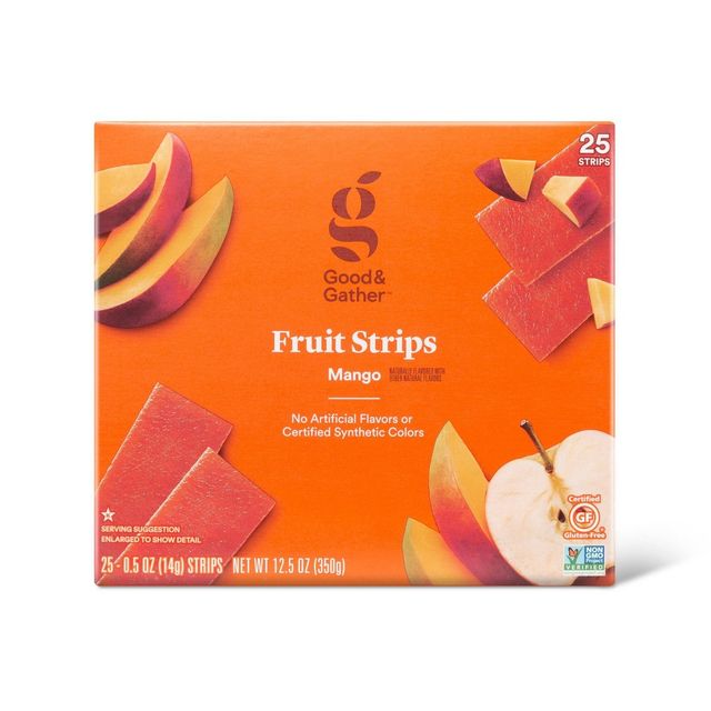 Mango Fruit Strips - 12.5oz/25ct - Good & Gather