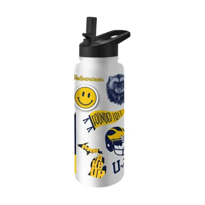 NCAA Michigan Wolverines 34oz Native Quencher Bottle