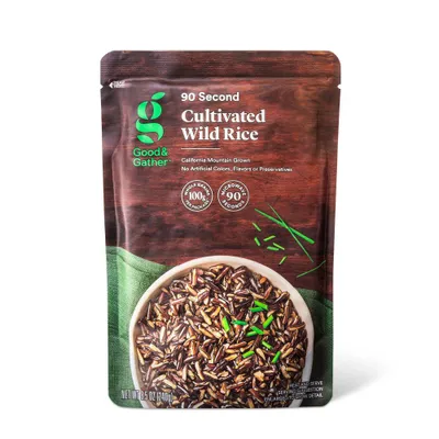 90 Second Cultivated Wild Rice Microwavable Pouch - 8.5oz - Good & Gather