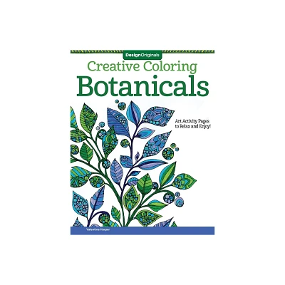 Botanicals - (Creative Coloring Book) by Valentina Harper (Paperback)