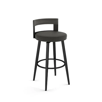 Amisco Paramont Upholstered Barstool Gray/