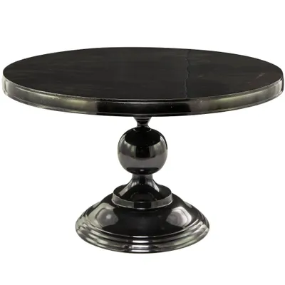 Modern Traditional Metal Coffee Table Black - Olivia & May