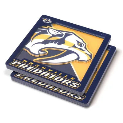 NHL Nashville Predators 3D Logo Series Coasters