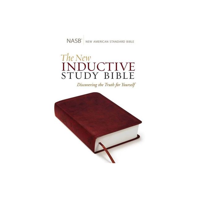 The New Inductive Study Bible (Nasb, Milano Softone, Burgundy) - by Precept Ministries International (Leather Bound)