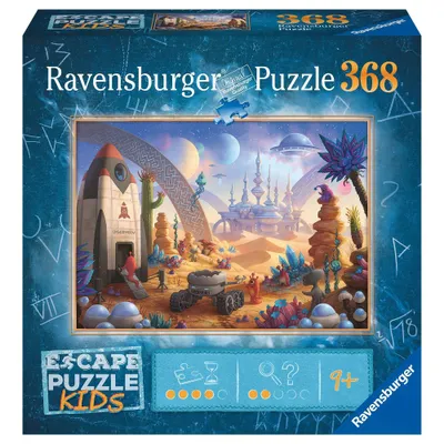 Ravensburger ESCAPE Puzzle KIDS: Space Storm Strike Jigsaw Puzzle - 368pc