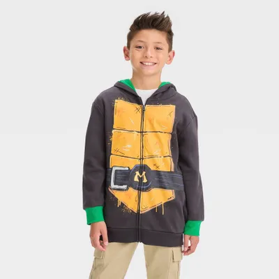 Boys Teenage Mutant Ninja Turtles Michelangelo Zip-Up Sweatshirt