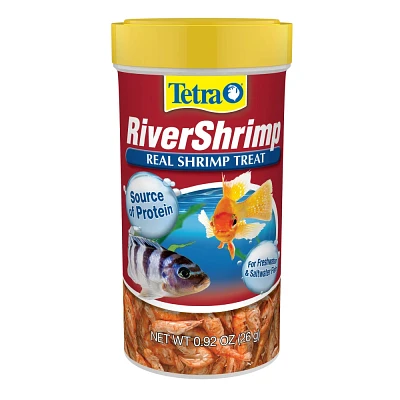 Tetra Natural Shrimp Treat for Aquarium Fish Shrimp Flavor Dry Fish Food - 0.92oz