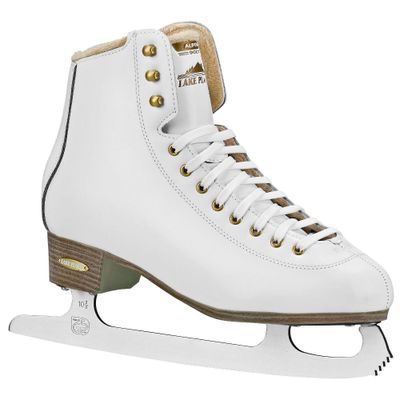 Lake Placid ALPINE 900 Womens Traditional Figure Ice Skate - White (Size 9)