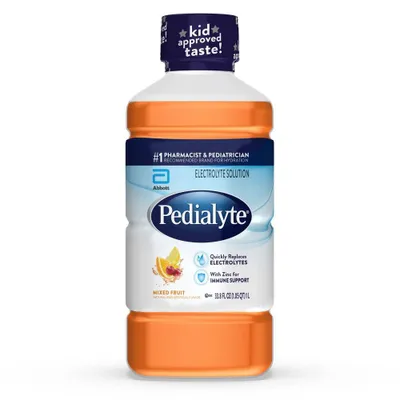 Pedialyte Electrolyte Solution Hydration Drink - Mixed Fruit - 33.8 fl oz