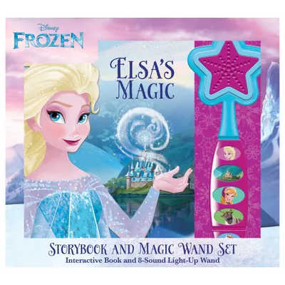 Disney Frozen Elsas Magic Book and Wand Sound Book Set