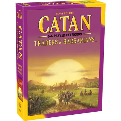 Catan Strategy Board Game Traders & Barbarians Fifth Edition 5-6 Player Game Extension Pack