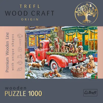 Trefl Woodcraft Santas Little Helpers 1000pc Puzzle