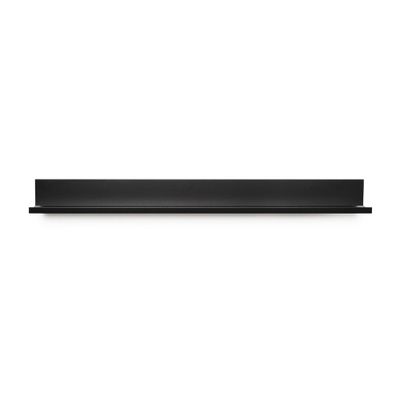 24 No Stud Needed Photo Ledge Black Powder Coat - Simple Mount