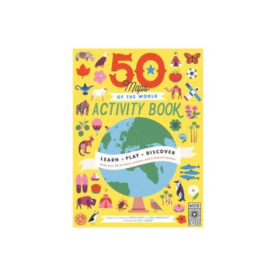 50 Maps of the World Activity Book - (Americana) by Ben Handicott & Kalya Ryan (Paperback)