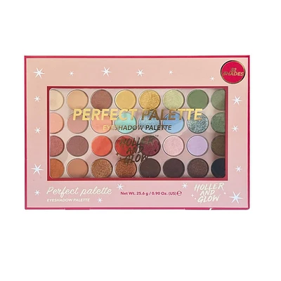 Holler and Glow Perfect Eyeshadow Palette Gift Set - 32ct