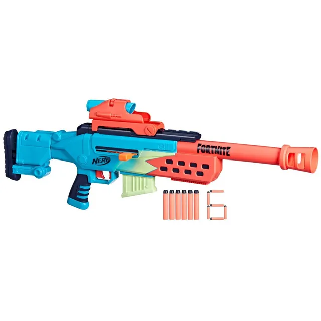  Nerf Fortnite Legendary TAC Blaster, Yellow Glow Wrap