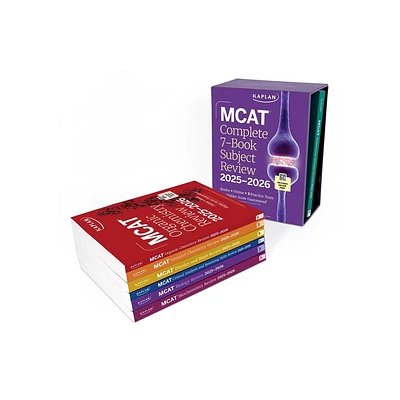 MCAT Complete 7-Book Subject Review 2025-2026, Set Includes Books, Online Prep, 3 Practice Tests - (Kaplan Test Prep) by Kaplan Test Prep