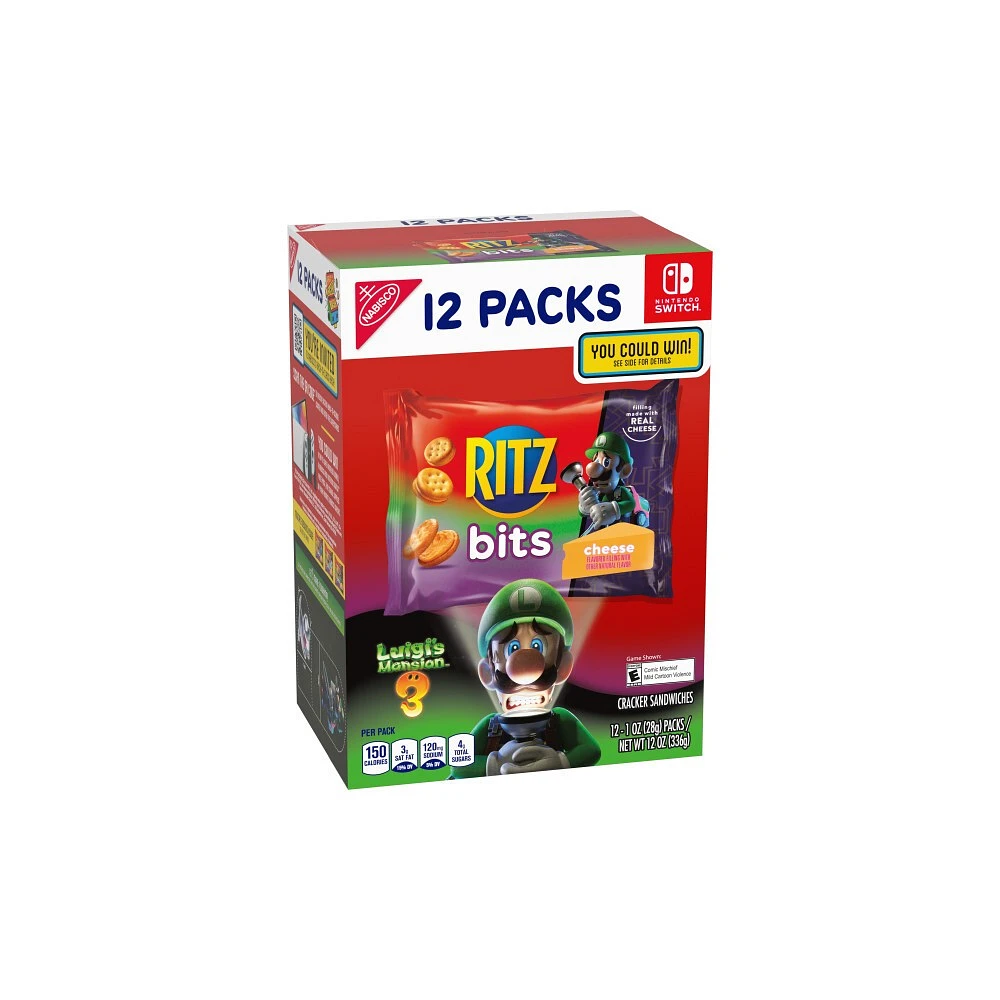 Ritz Bits Cheese Cracker Sandwiches - Snack Pack - 12ct/12oz