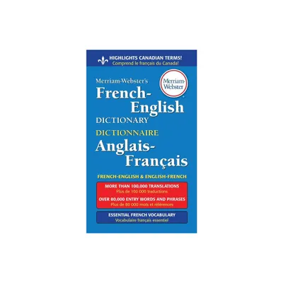 Merriam-Websters French-English Dictionary - (Paperback)