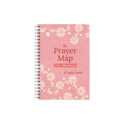 The Prayer Map for Women [Cherry Wildflowers] - (Faith Maps) by Compiled by Barbour Staff (Spiral Bound)