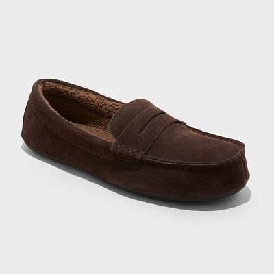 Mens Bodhi Genuine Suede Loafer Slippers