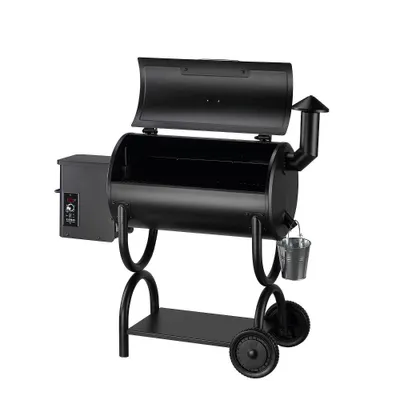 ZPG-550B Wood Pellet Grill BBQ Smoker Digital Control - Black - Z Grills: Compact, Versatile Outdoor Cooking