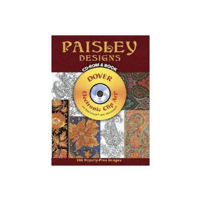 Paisley Designs - (Dover Electronic Clip Art) by K Prakash (Mixed Media Product)