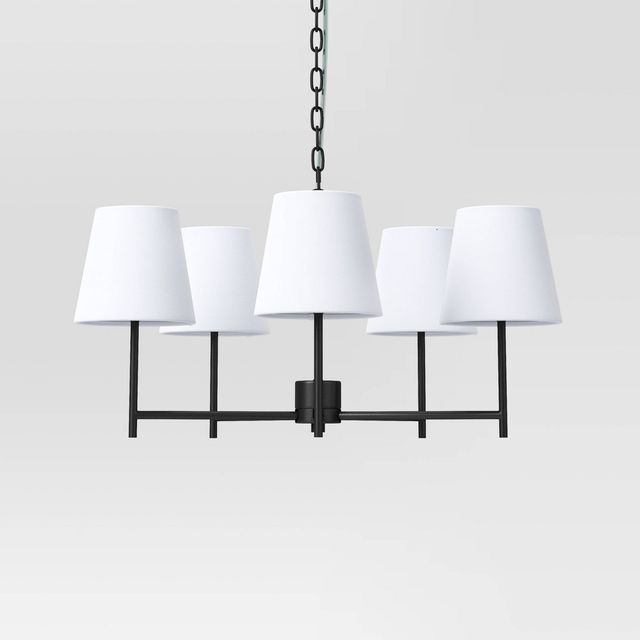 72.5 brighton chandelier matte black