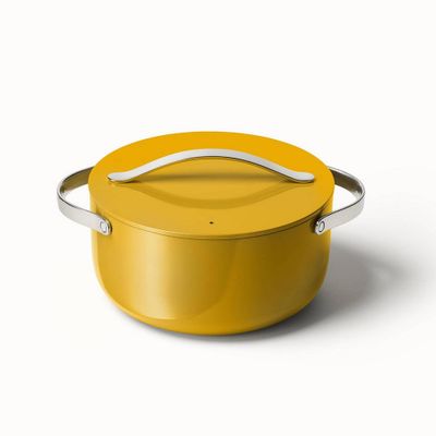 Caraway Home 6.5qt Dutch Oven with Lid : Ceramic Nonstick Cookware, Stainless Steel Handle, Round Baking Dish