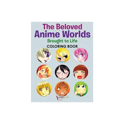 The Beloved Anime Worlds Brought to Life Coloring Book - by Activibooks For Kids (Paperback)