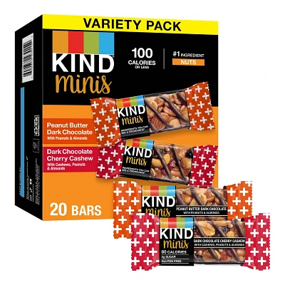 Kind Mini Peanut Butter Cherry Bars - 14.1oz/20ct