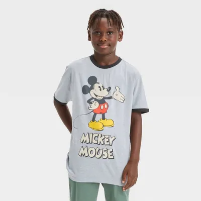Boys Disney Mickey Mouse & Friends Ringer Short Sleeve Graphic T-Shirt