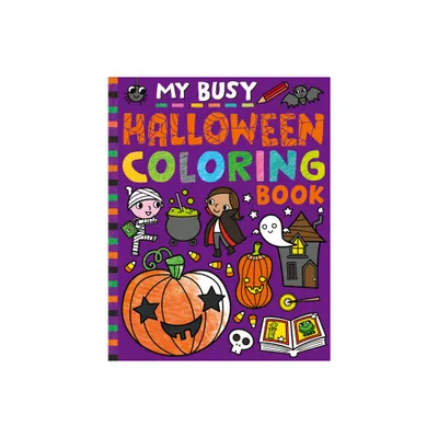 My Busy Halloween Coloring Book - by Tiger Tales (Paperback)