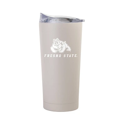 NCAA Fresno State Bulldogs Sand Powder Coat Tumbler - 20oz