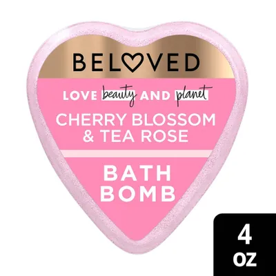 Beloved Cherry Blossom & Tea Rose Bath Bomb 4oz