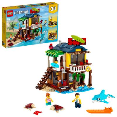 LEGO Creator 3in1 Surfer Beach House Building Kit 31118