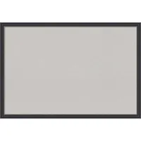 Amanti Art 38x26 Stylish Wood Frame Gray Cork Board Black : Wall Mount Bulletin Board for Office & Bedroom