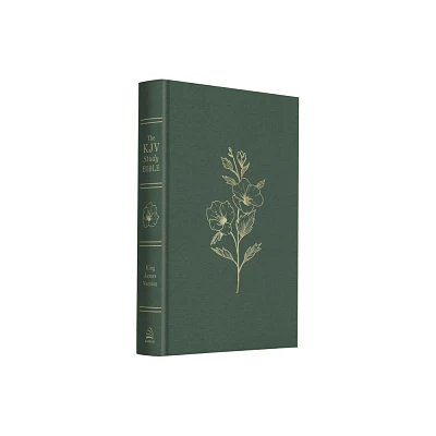 The KJV Study Bible [Sage Bouquet] - by Christopher D Hudson (Hardcover)